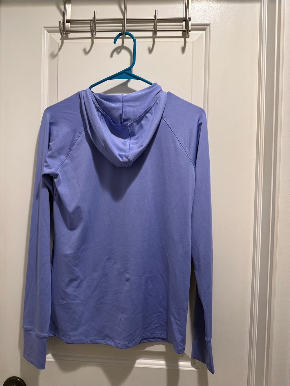 Nwt The North Face Women’s Lavender Hooded Long-Sleeve Shirt View 2
